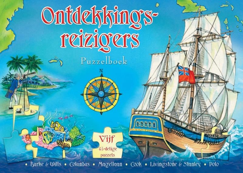 Omslag van Ontdekkingsreizigers Puzzelboek