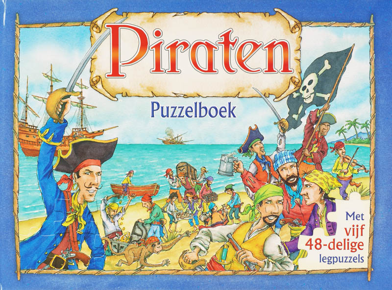 Omslag van Piraten Puzzelboek