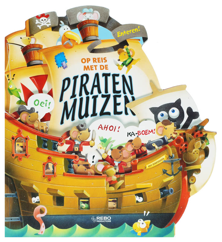 Omslag van Op reis met de piratenmuizen