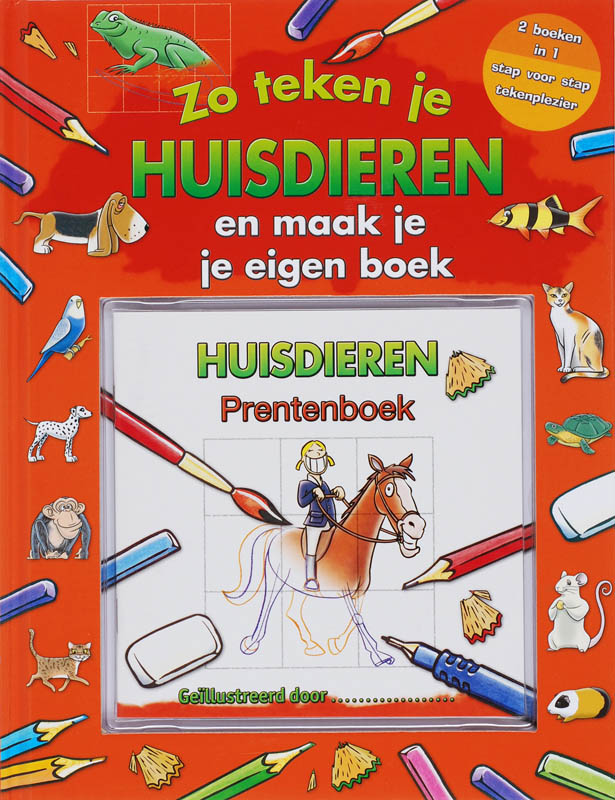 Omslag van Zo teken je huisdieren
