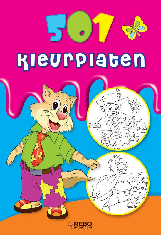 Omslag van 500 Kleurplaten