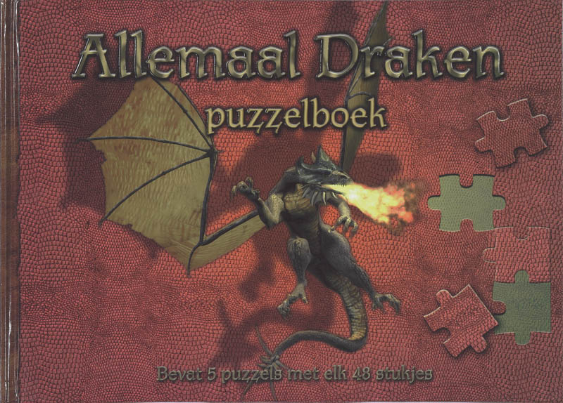 Omslag van Allemaal draken puzzelboek