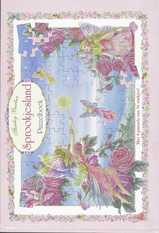 Omslag van Shirley Barber Sprookjesland puzzelboek