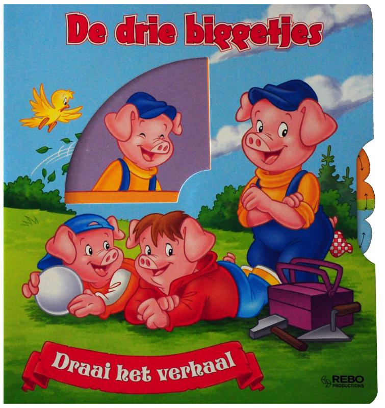 Omslag van De drie kleine biggetjes