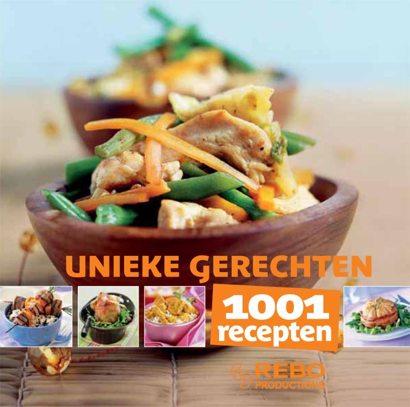 Omslag van Unieke gerechten 1001 recepten