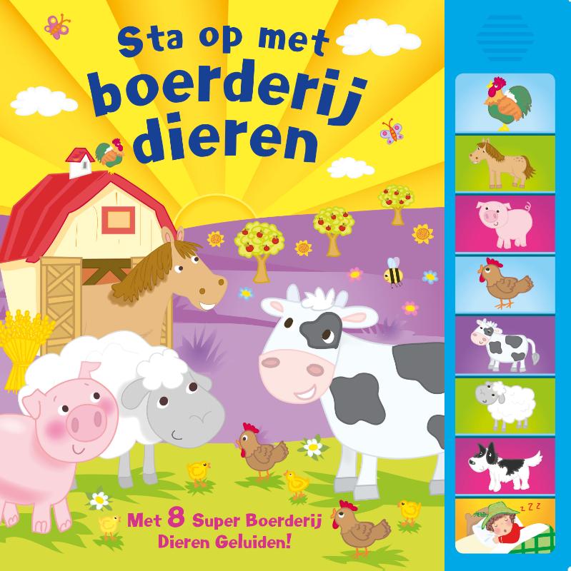 Omslag van Sta op met boerderijdieren