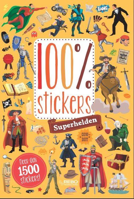 Omslag van 100% stickers voor jongens