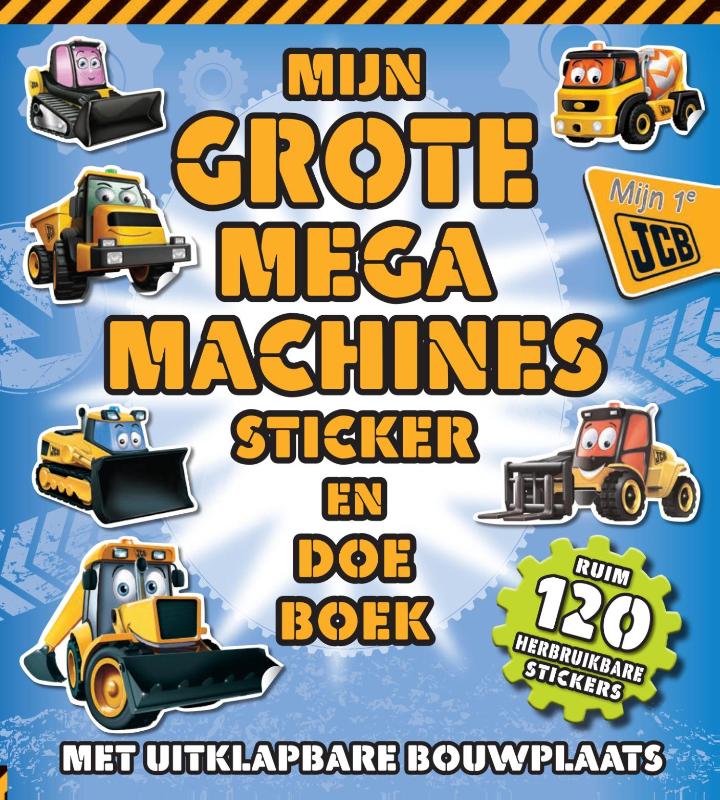 Omslag van Mijn grote megamachines sticker en doe boek