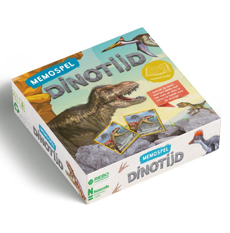 Omslag van Dinotijd - memospel inclusief boek