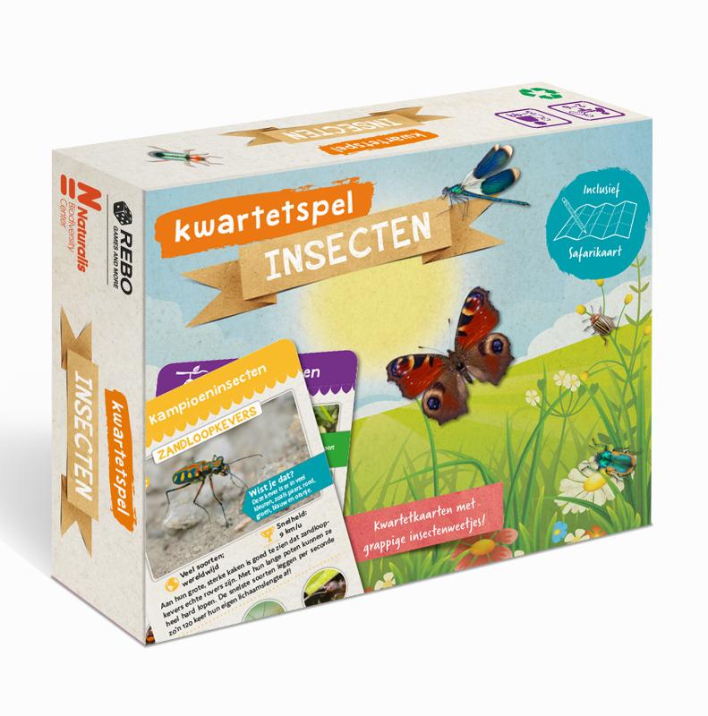 Omslag van INSECTEN - kwartetspel met posterboek
