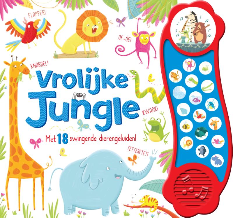 Omslag van Vrolijke Jungle - geluidboek