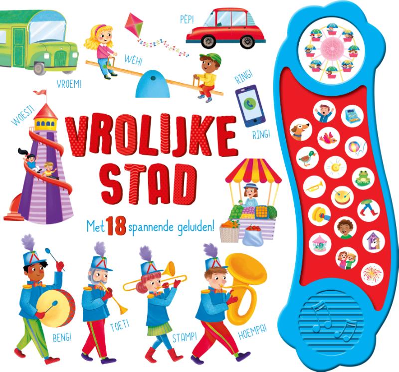 Omslag van Vrolijke Stad - geluidboek