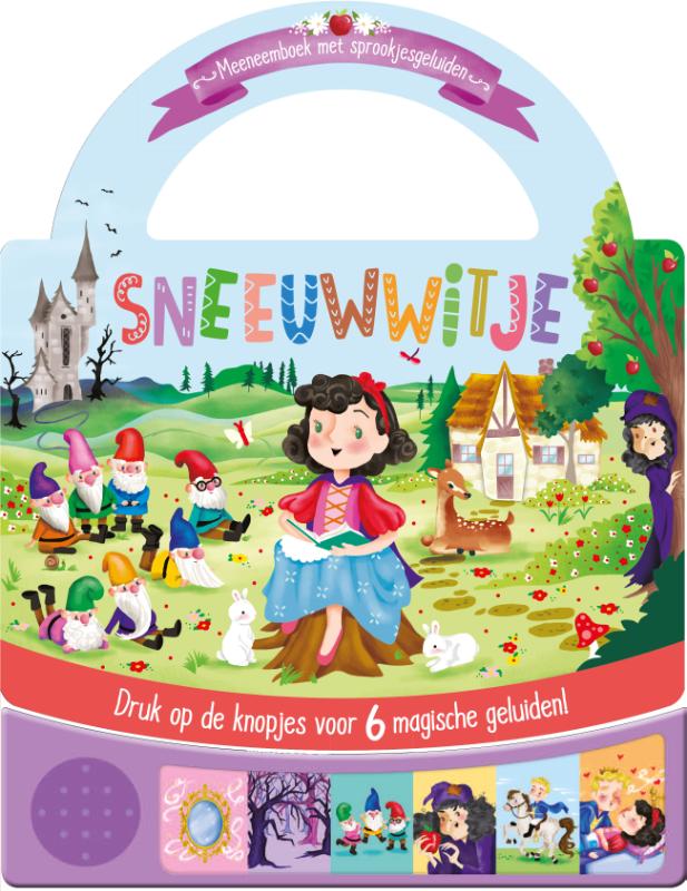 Omslag van Sneeuwwitje-Meeneemboek met sprookjesgeluiden