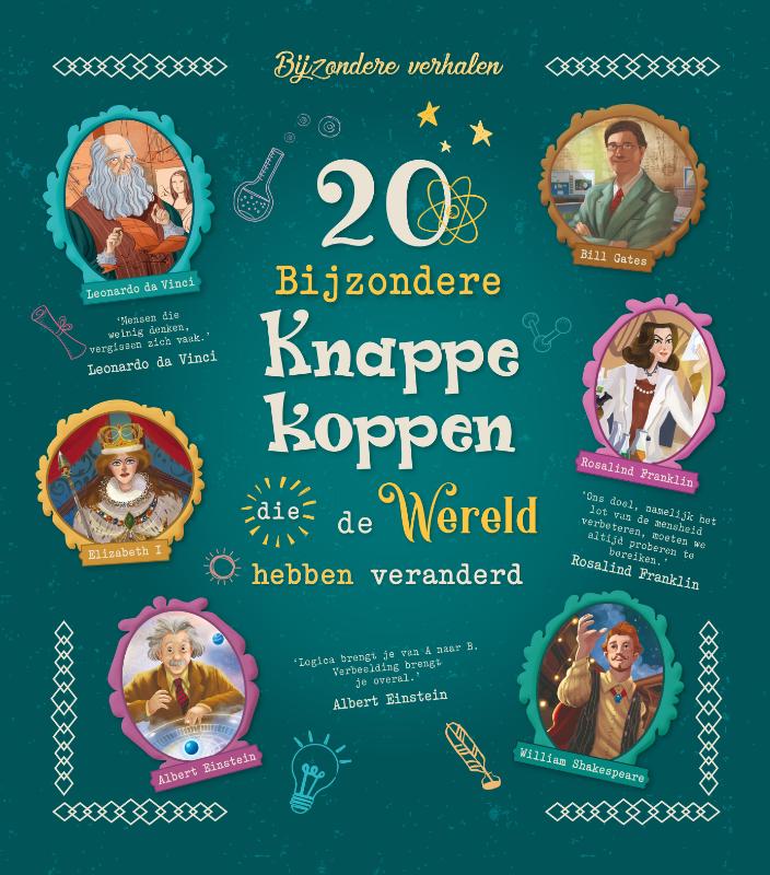 Omslag van 20 Bijzondere knappe koppen die de Wereld hebben veranderd