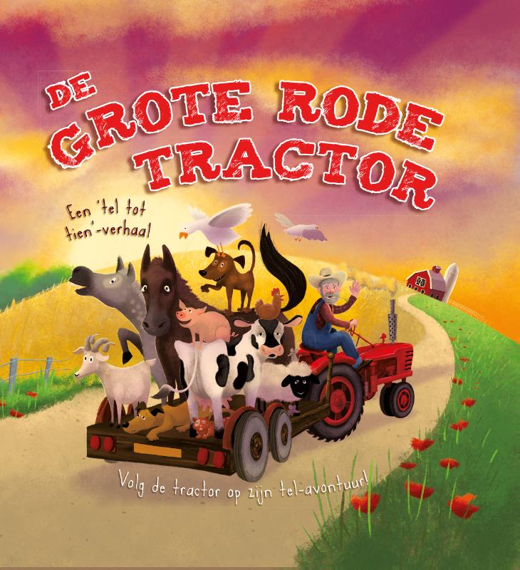 Omslag van De Grote Rode Tractor