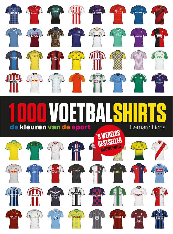 Omslag van 1000 Voetbalshirts