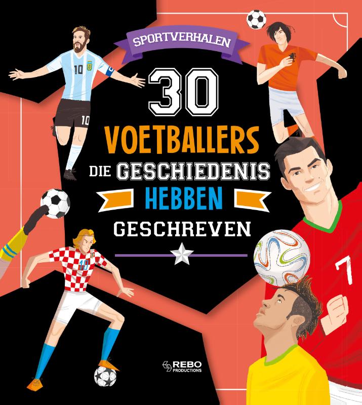 Omslag van 30 voetballers die geschiedenis hebben geschreven