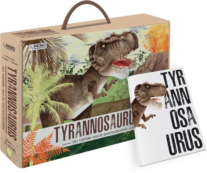 Omslag van Tyrannosaurus - Boek en 3D model