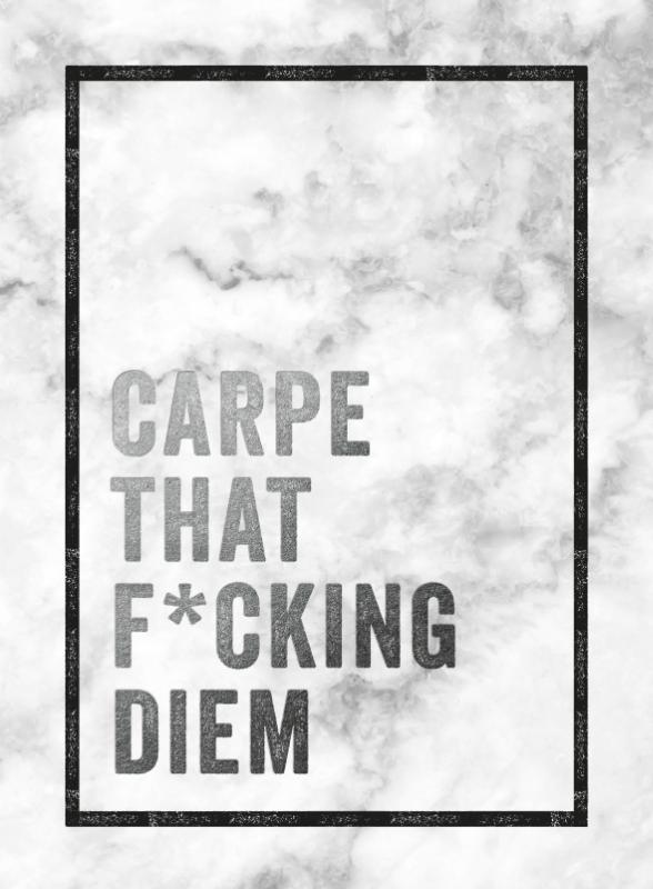 Omslag van Carpe that f*cking diem