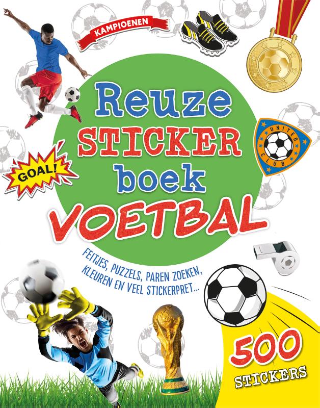 Omslag van Reuzestickerboek Voetbal