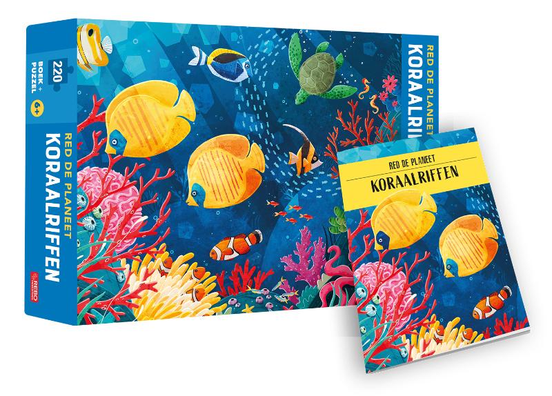 Omslag van Koraalriffen - Red de planeet - puzzel en boek
