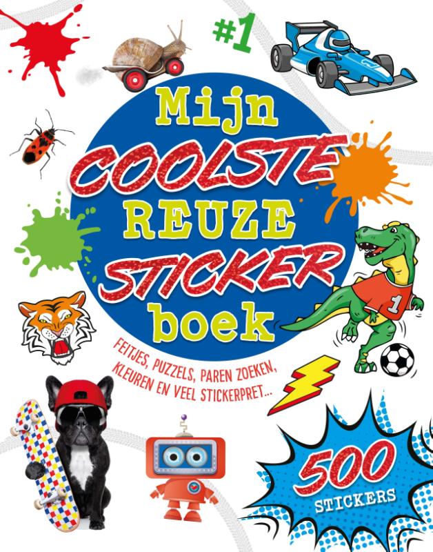 Omslag van Mijn coolste reuzestickerboek - Reuzestickerboeken