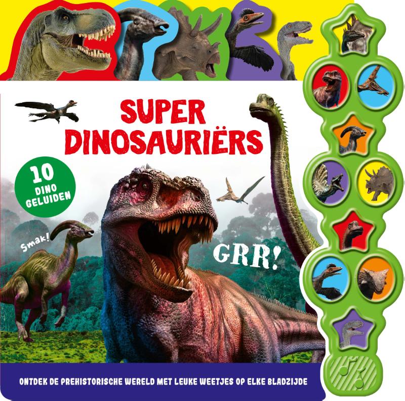 Omslag van Geluidenboek - Superdinosauriërs