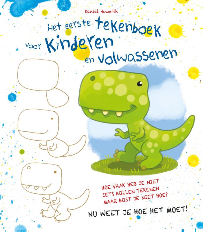 Omslag van Het eerste tekenboek voor kinderen en volwassenen