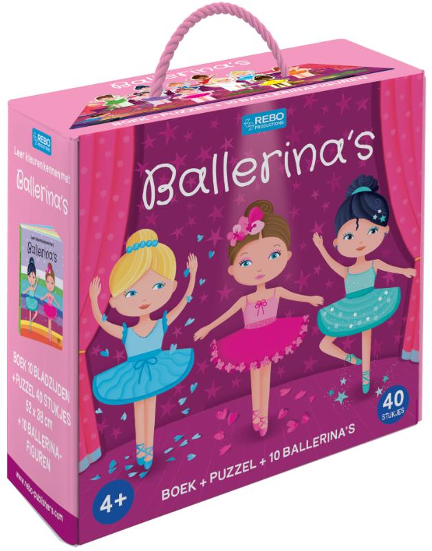 Omslag van Ballerina's - Boek + puzzel + 10 figuren