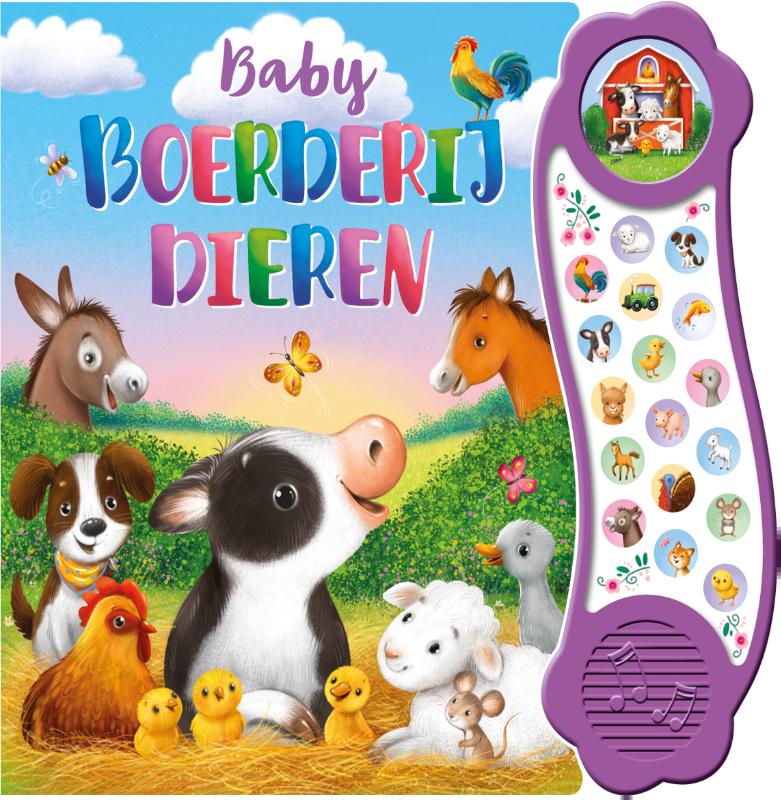 Omslag van Baby boerderijdieren - Geluidenboek