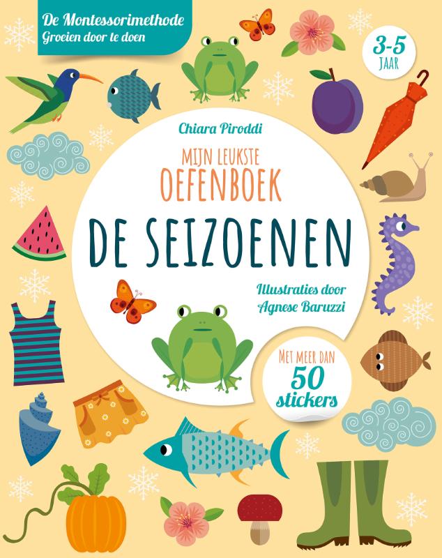 Omslag van De seizoenen - Mijn leukste oefenboek
