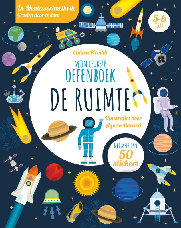 Omslag van De ruimte - Mijn leukste oefenboek