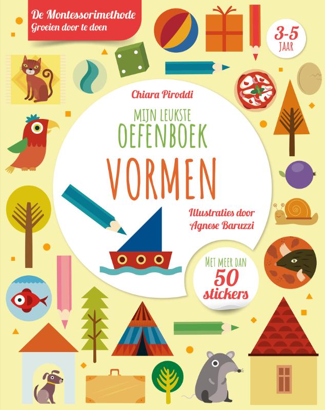 Omslag van Vormen - Mijn leukste oefenboek