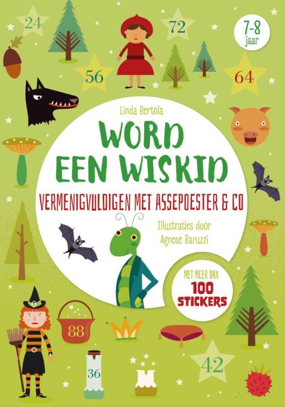 Omslag van Vermenigvuldigen met Assepoester & Co - Word een wiskid
