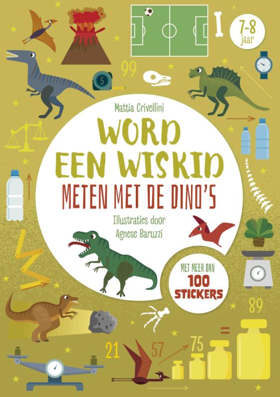 Omslag van Meten met de dino's - Word een wiskid