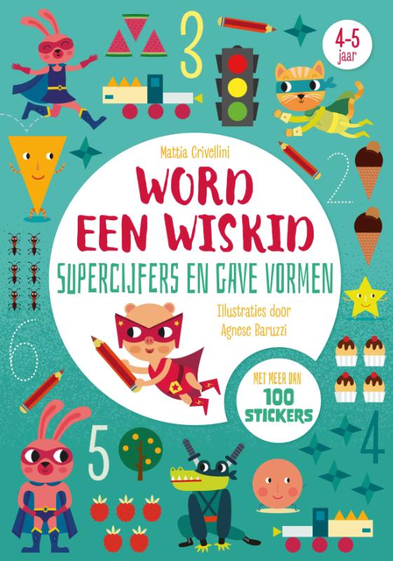 Omslag van Supercijfers en gave vormen - Word een wiskid