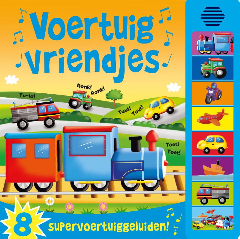 Omslag van Voertuigvriendjes - Geluidenboek