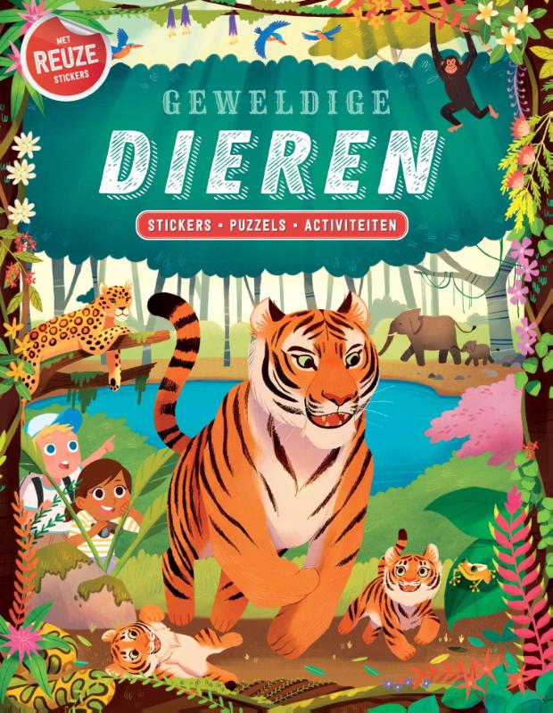Omslag van Geweldige dieren stickerboek