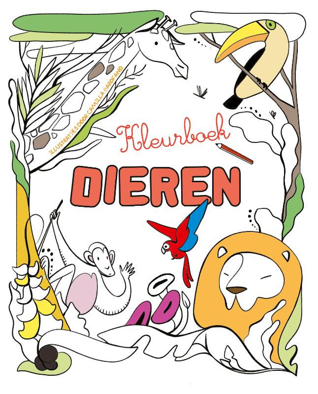 Omslag van Dieren - Kleurboek