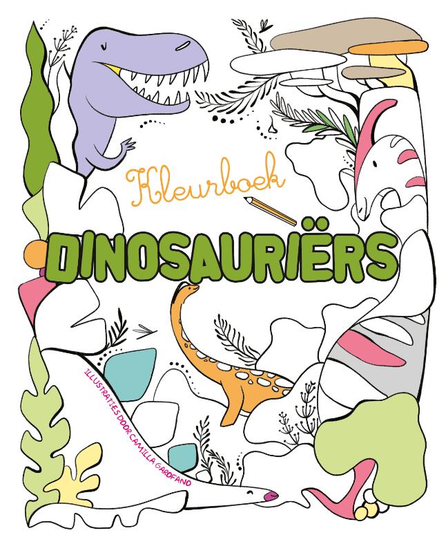 Omslag van Dinosauriërs - Kleurboek