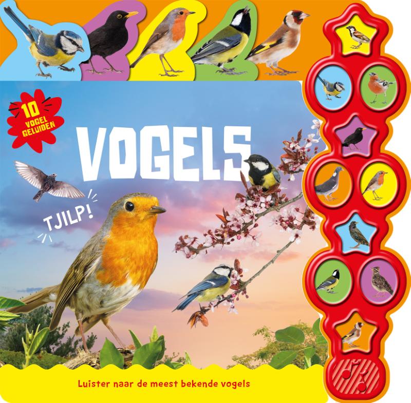 Omslag van Vogels - 10-geluidenboek