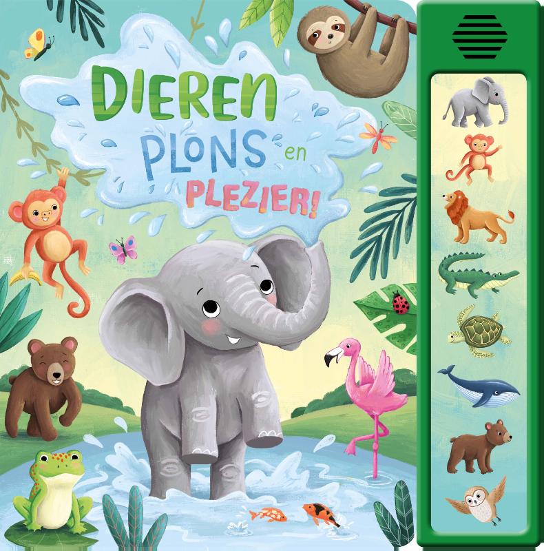 Omslag van Dieren plons en plezier!