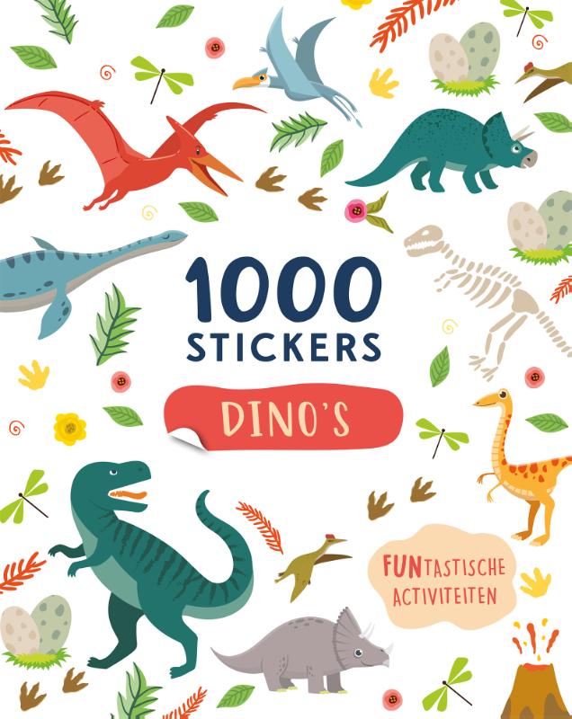 Omslag van Dino's - 1000 stickers