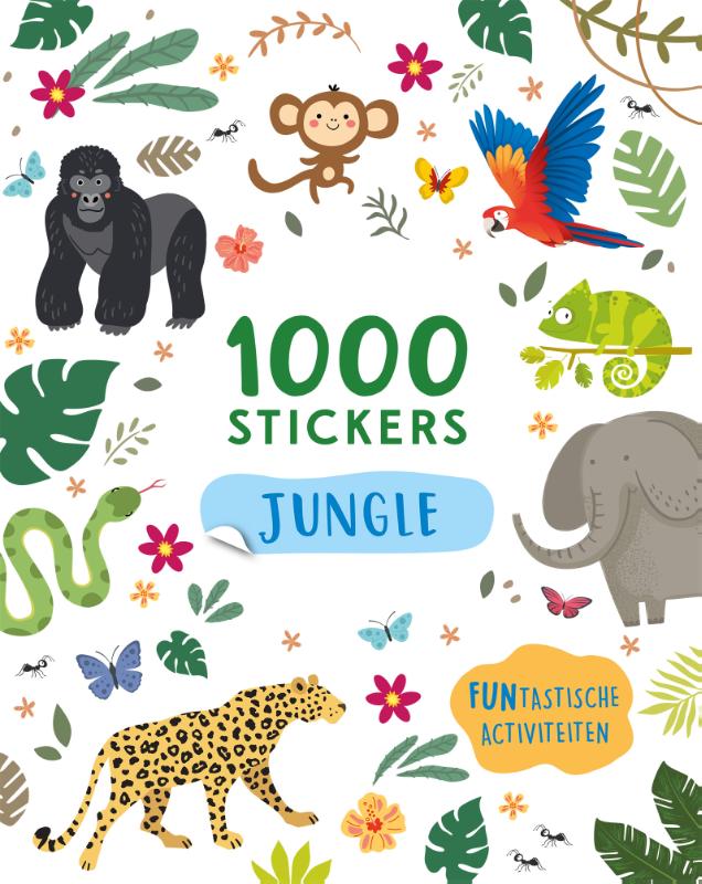 Omslag van Jungle - 1000 stickers