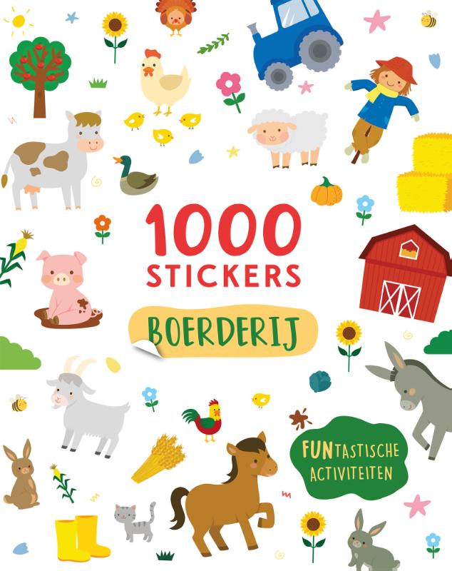 Omslag van Boerderij - 1000 stickers