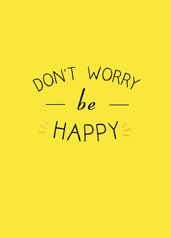 Omslag van Don't worry be happy