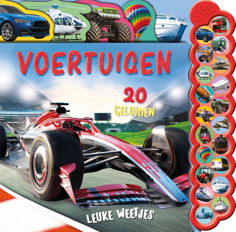 Omslag van Voertuigen - 20-geluidenboek