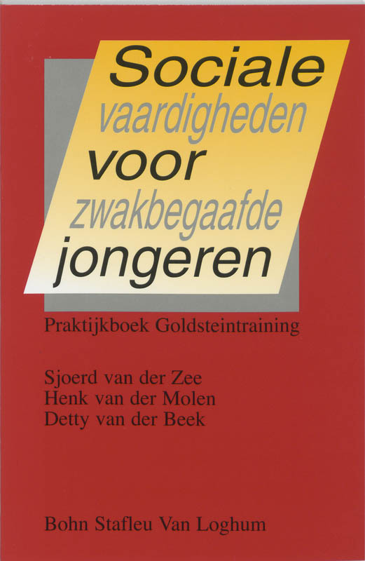 Omslag van Sociale vaardigheden voor zwakbegaafde jongeren