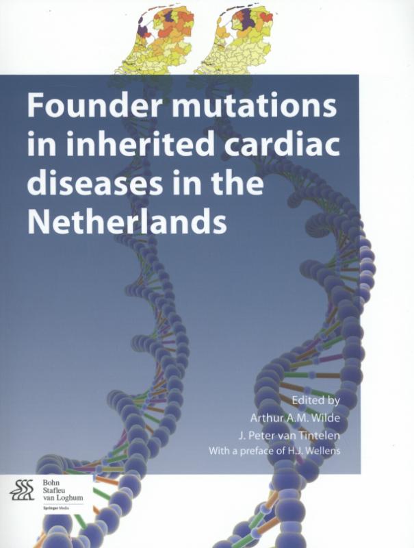 Omslag van Founder mutations in inherited cardiac diseases in the Netherlands