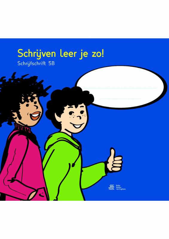 Omslag van Schrijven leer je zo! Schrijfschrift 5B - 5 stuks